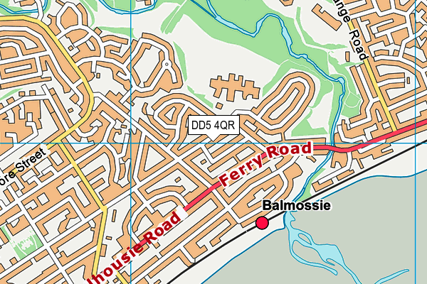 DD5 4QR map - OS VectorMap District (Ordnance Survey) DD5 4QR map - OS VectorMap District (Ordnance Survey)