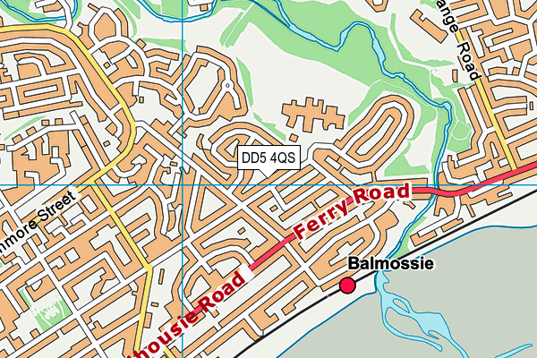 DD5 4QS map - OS VectorMap District (Ordnance Survey) DD5 4QS map - OS VectorMap District (Ordnance Survey)