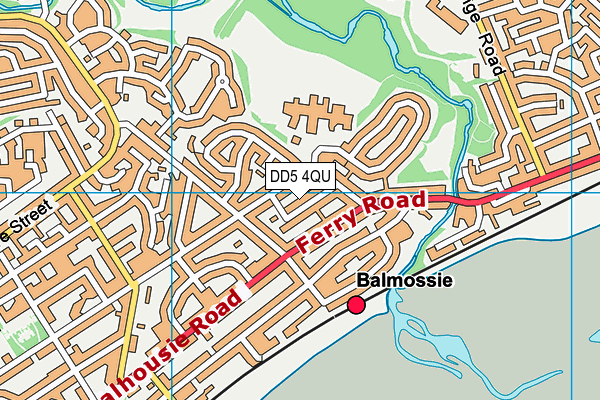 DD5 4QU map - OS VectorMap District (Ordnance Survey) DD5 4QU map - OS VectorMap District (Ordnance Survey)