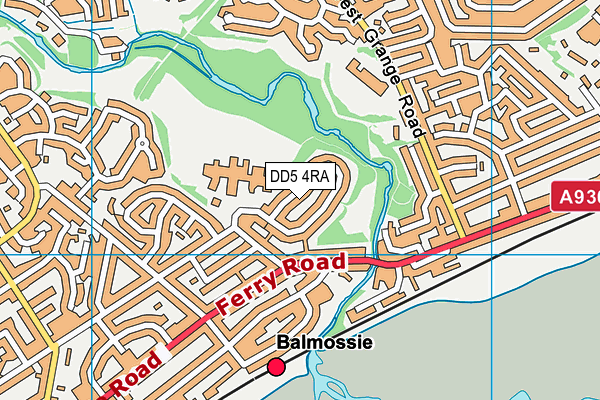 DD5 4RA map - OS VectorMap District (Ordnance Survey) DD5 4RA map - OS VectorMap District (Ordnance Survey)