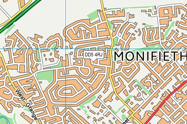 DD5 4RJ map - OS VectorMap District (Ordnance Survey) DD5 4RJ map - OS VectorMap District (Ordnance Survey)