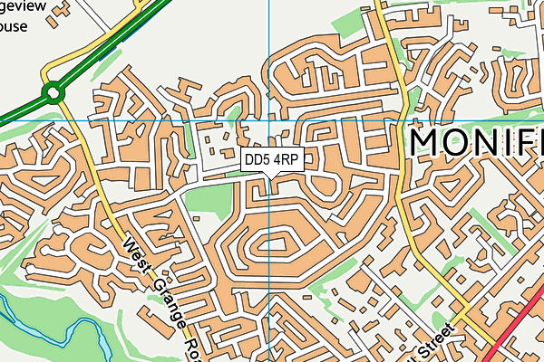 DD5 4RP map - OS VectorMap District (Ordnance Survey) DD5 4RP map - OS VectorMap District (Ordnance Survey)