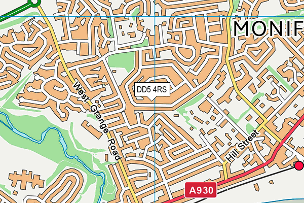 DD5 4RS map - OS VectorMap District (Ordnance Survey) DD5 4RS map - OS VectorMap District (Ordnance Survey)