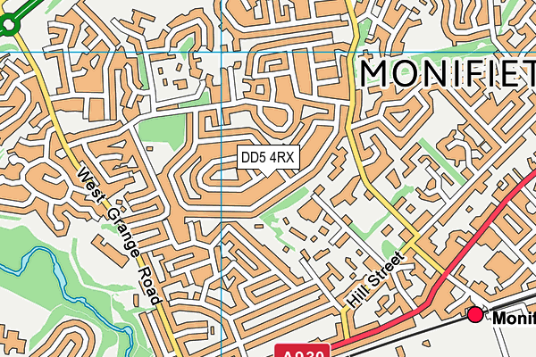 DD5 4RX map - OS VectorMap District (Ordnance Survey) DD5 4RX map - OS VectorMap District (Ordnance Survey)