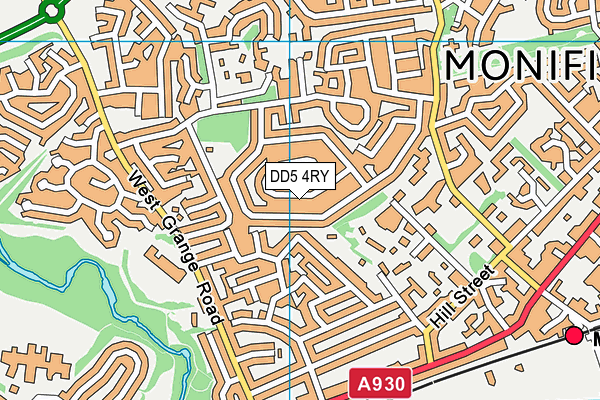 DD5 4RY map - OS VectorMap District (Ordnance Survey) DD5 4RY map - OS VectorMap District (Ordnance Survey)
