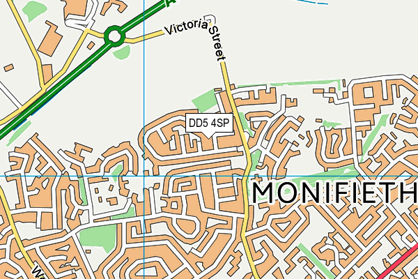DD5 4SP map - OS VectorMap District (Ordnance Survey) DD5 4SP map - OS VectorMap District (Ordnance Survey)