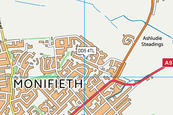 DD5 4TL map - OS VectorMap District (Ordnance Survey) DD5 4TL map - OS VectorMap District (Ordnance Survey)
