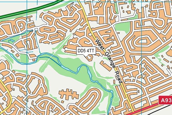 DD5 4TT map - OS VectorMap District (Ordnance Survey) DD5 4TT map - OS VectorMap District (Ordnance Survey)