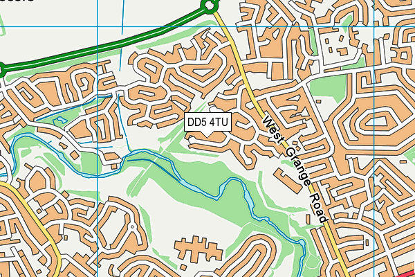 DD5 4TU map - OS VectorMap District (Ordnance Survey) DD5 4TU map - OS VectorMap District (Ordnance Survey)