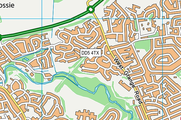 DD5 4TX map - OS VectorMap District (Ordnance Survey) DD5 4TX map - OS VectorMap District (Ordnance Survey)