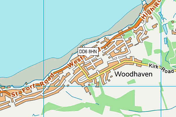 DD6 8HN map - OS VectorMap District (Ordnance Survey) DD6 8HN map - OS VectorMap District (Ordnance Survey)