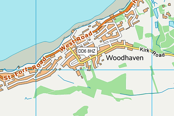 DD6 8HZ map - OS VectorMap District (Ordnance Survey) DD6 8HZ map - OS VectorMap District (Ordnance Survey)