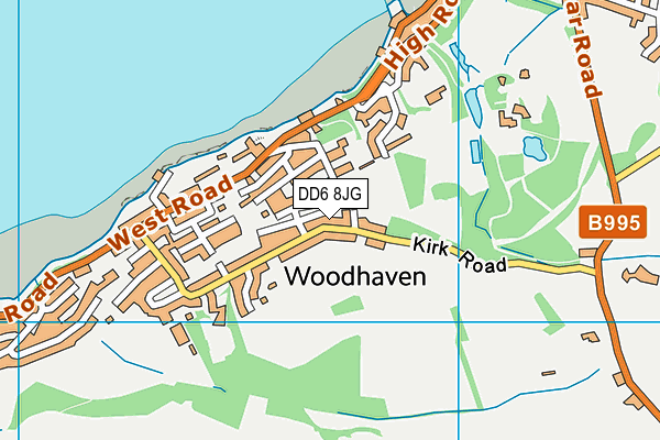 DD6 8JG map - OS VectorMap District (Ordnance Survey) DD6 8JG map - OS VectorMap District (Ordnance Survey)
