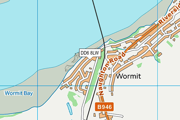 DD6 8LW map - OS VectorMap District (Ordnance Survey) DD6 8LW map - OS VectorMap District (Ordnance Survey)