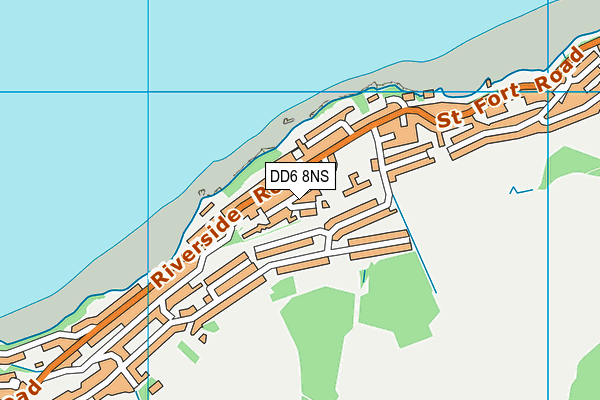 DD6 8NS map - OS VectorMap District (Ordnance Survey)