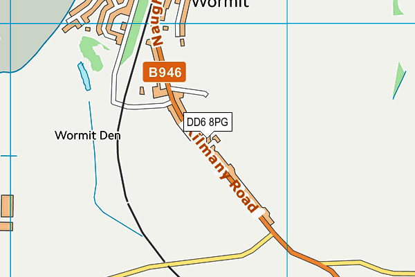 DD6 8PG map - OS VectorMap District (Ordnance Survey) DD6 8PG map - OS VectorMap District (Ordnance Survey)