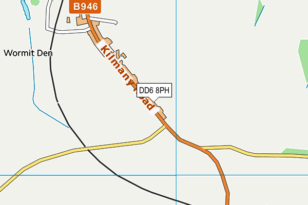 DD6 8PH map - OS VectorMap District (Ordnance Survey) DD6 8PH map - OS VectorMap District (Ordnance Survey)