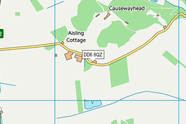 DD6 8QZ map - OS VectorMap District (Ordnance Survey) DD6 8QZ map - OS VectorMap District (Ordnance Survey)