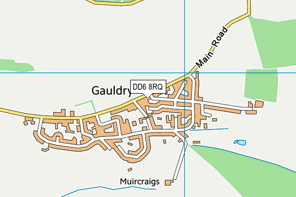 DD6 8RQ map - OS VectorMap District (Ordnance Survey) DD6 8RQ map - OS VectorMap District (Ordnance Survey)