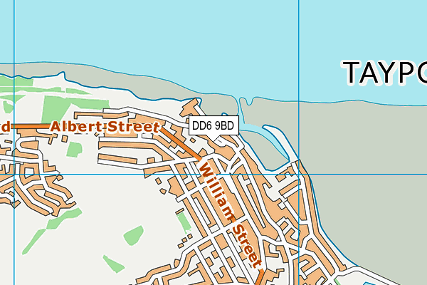 DD6 9BD map - OS VectorMap District (Ordnance Survey) DD6 9BD map - OS VectorMap District (Ordnance Survey)