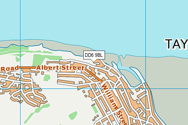 DD6 9BL map - OS VectorMap District (Ordnance Survey) DD6 9BL map - OS VectorMap District (Ordnance Survey)