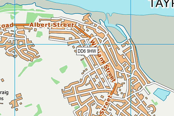 DD6 9HW map - OS VectorMap District (Ordnance Survey) DD6 9HW map - OS VectorMap District (Ordnance Survey)