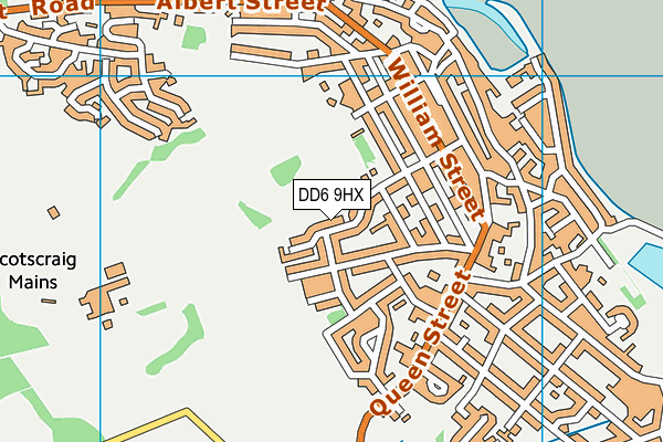 DD6 9HX map - OS VectorMap District (Ordnance Survey) DD6 9HX map - OS VectorMap District (Ordnance Survey)