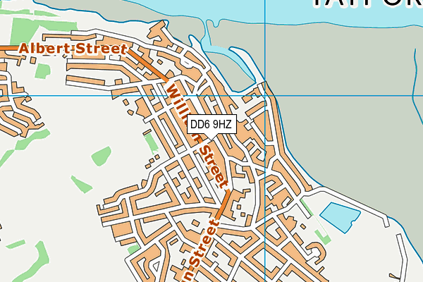 DD6 9HZ map - OS VectorMap District (Ordnance Survey) DD6 9HZ map - OS VectorMap District (Ordnance Survey)