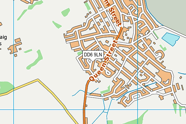 DD6 9LN map - OS VectorMap District (Ordnance Survey) DD6 9LN map - OS VectorMap District (Ordnance Survey)