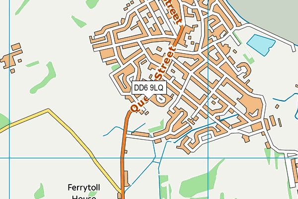 DD6 9LQ map - OS VectorMap District (Ordnance Survey) DD6 9LQ map - OS VectorMap District (Ordnance Survey)
