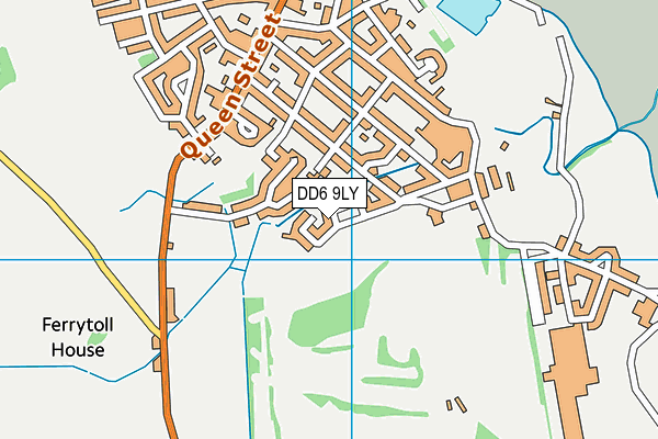 DD6 9LY map - OS VectorMap District (Ordnance Survey) DD6 9LY map - OS VectorMap District (Ordnance Survey)