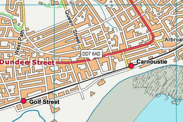 DD7 6AD map - OS VectorMap District (Ordnance Survey) DD7 6AD map - OS VectorMap District (Ordnance Survey)