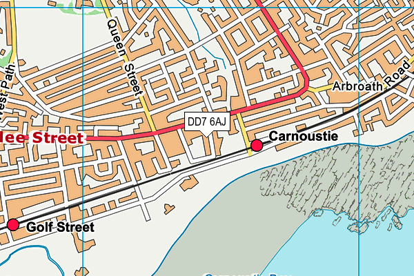 DD7 6AJ map - OS VectorMap District (Ordnance Survey) DD7 6AJ map - OS VectorMap District (Ordnance Survey)