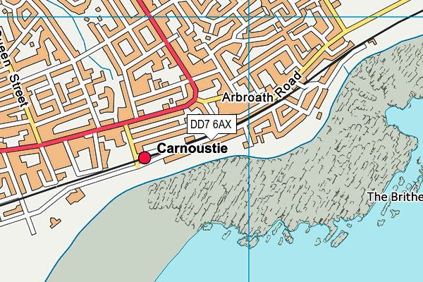DD7 6AX map - OS VectorMap District (Ordnance Survey) DD7 6AX map - OS VectorMap District (Ordnance Survey)