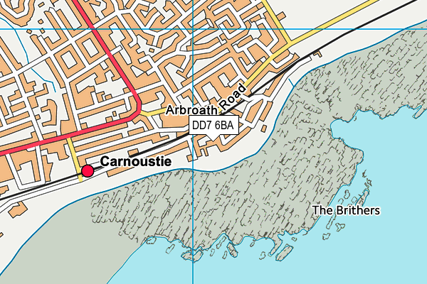 DD7 6BA map - OS VectorMap District (Ordnance Survey) DD7 6BA map - OS VectorMap District (Ordnance Survey)