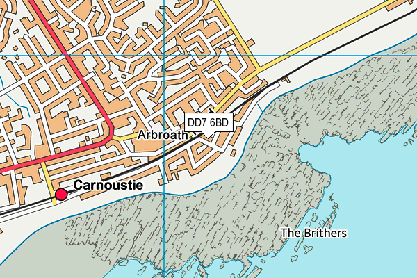 DD7 6BD map - OS VectorMap District (Ordnance Survey) DD7 6BD map - OS VectorMap District (Ordnance Survey)