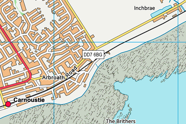 DD7 6BG map - OS VectorMap District (Ordnance Survey) DD7 6BG map - OS VectorMap District (Ordnance Survey)