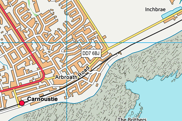 DD7 6BJ map - OS VectorMap District (Ordnance Survey) DD7 6BJ map - OS VectorMap District (Ordnance Survey)