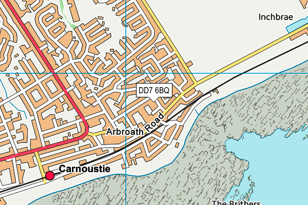 DD7 6BQ map - OS VectorMap District (Ordnance Survey) DD7 6BQ map - OS VectorMap District (Ordnance Survey)