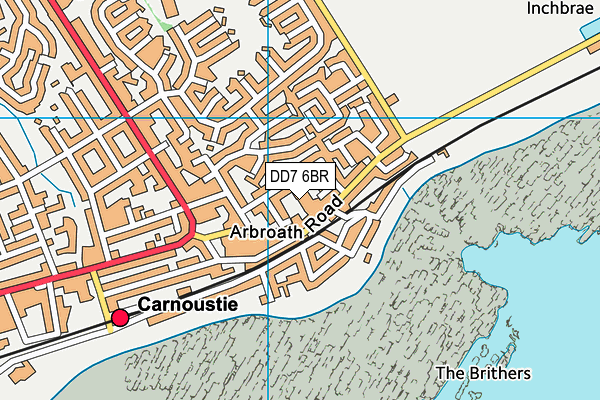 DD7 6BR map - OS VectorMap District (Ordnance Survey) DD7 6BR map - OS VectorMap District (Ordnance Survey)