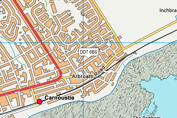 DD7 6BS map - OS VectorMap District (Ordnance Survey) DD7 6BS map - OS VectorMap District (Ordnance Survey)