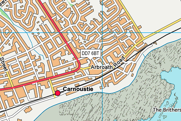 DD7 6BT map - OS VectorMap District (Ordnance Survey) DD7 6BT map - OS VectorMap District (Ordnance Survey)