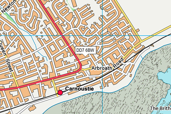 DD7 6BW map - OS VectorMap District (Ordnance Survey) DD7 6BW map - OS VectorMap District (Ordnance Survey)