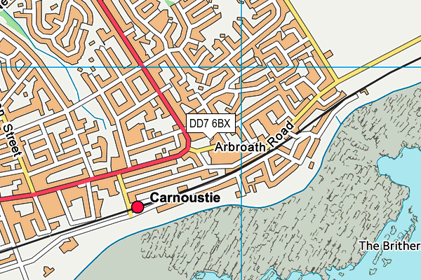 DD7 6BX map - OS VectorMap District (Ordnance Survey) DD7 6BX map - OS VectorMap District (Ordnance Survey)