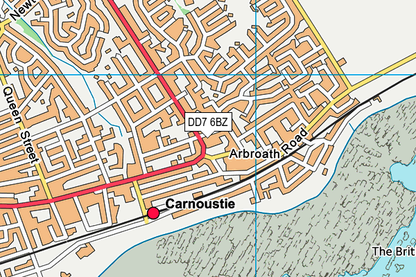 DD7 6BZ map - OS VectorMap District (Ordnance Survey) DD7 6BZ map - OS VectorMap District (Ordnance Survey)