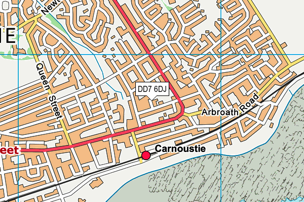 DD7 6DJ map - OS VectorMap District (Ordnance Survey) DD7 6DJ map - OS VectorMap District (Ordnance Survey)