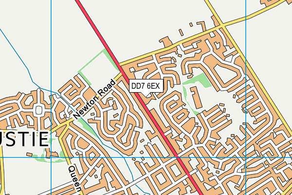 DD7 6EX map - OS VectorMap District (Ordnance Survey) DD7 6EX map - OS VectorMap District (Ordnance Survey)