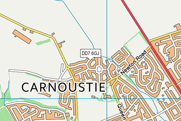 DD7 6GJ map - OS VectorMap District (Ordnance Survey) DD7 6GJ map - OS VectorMap District (Ordnance Survey)