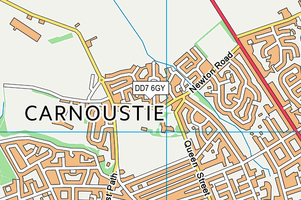 DD7 6GY map - OS VectorMap District (Ordnance Survey) DD7 6GY map - OS VectorMap District (Ordnance Survey)