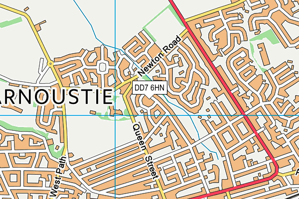 DD7 6HN map - OS VectorMap District (Ordnance Survey)